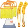 5Pcs Window Blind Cleaning Set, Washable Dust Removal Cleaning Tools, Air Vent Cleaning Brush, Track Cleaning Brush, Dust Removal Cleaning Tools For