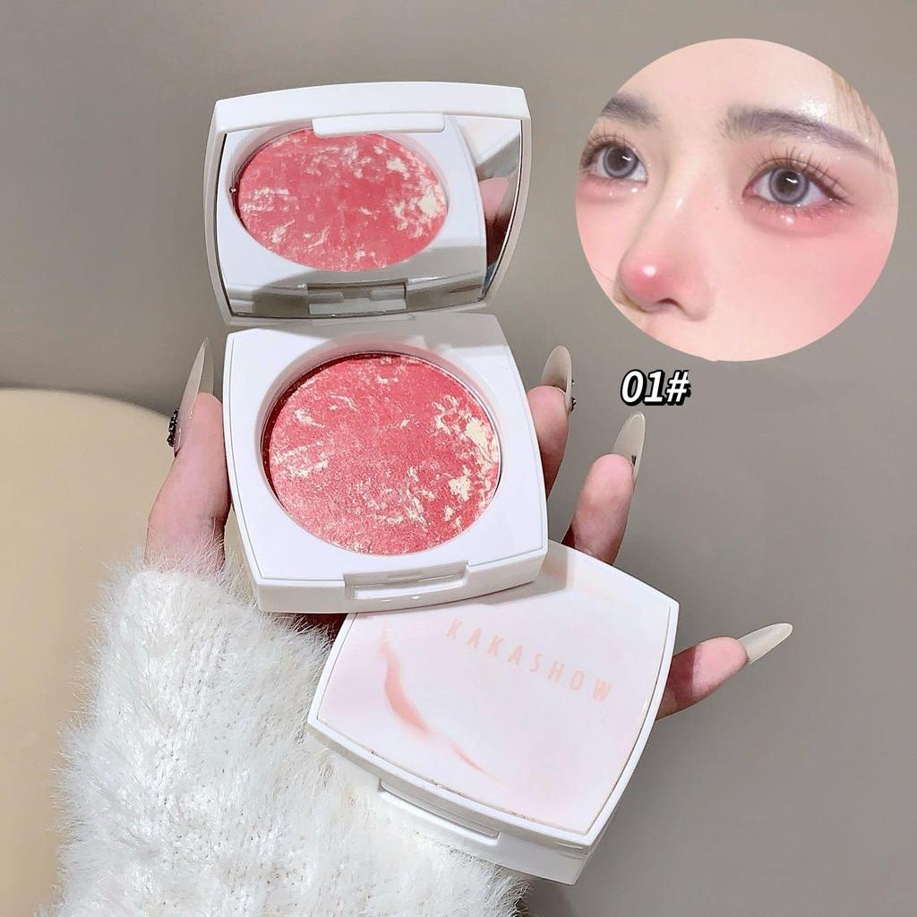 Kakashow Contour Baked Blush 10g Long Lasting Smooth Natural Look Easy Blend Glossly Versatile Use