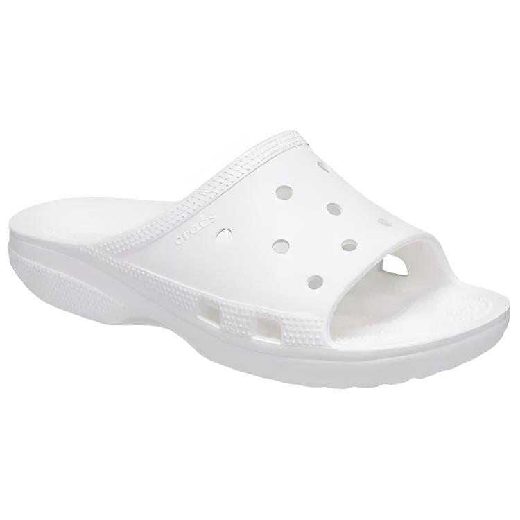 Crocs Classic Comfortable Slip-On Fashion EVA Anti-Rub Slide Sandals Men Footwear White 212029-100
