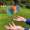 Kids  Childrens Toys 6/8/10cm Jugging Ball Colorful Rubber Wire Ball Toy For Anti-Stress Stretchy Ball Children's Novelty Funny Rubber Toy