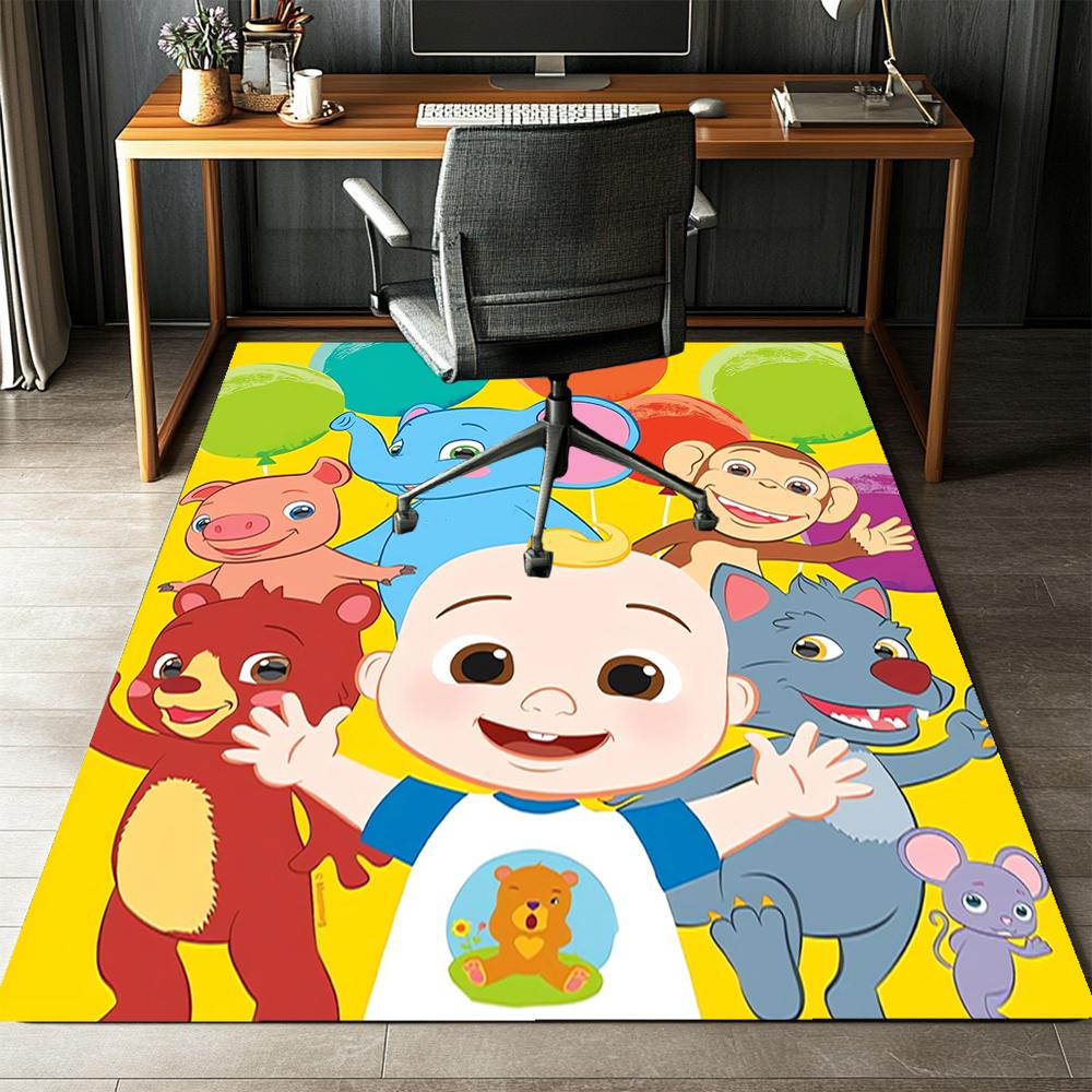 CoComelon Printed Carpet,Rug,for Office Chair Living Room Bedroom Kitchen Room Decor Gifts.