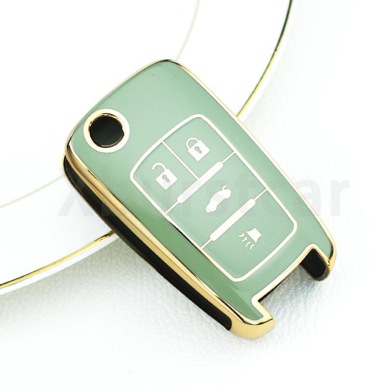 2/3/4 Buttons Tpu Shell Fob Car Key Case Cover For Chevrolet Cruze Aveo Trax Opel Astra Corsa Meriva Zafira Antara J For Buick
