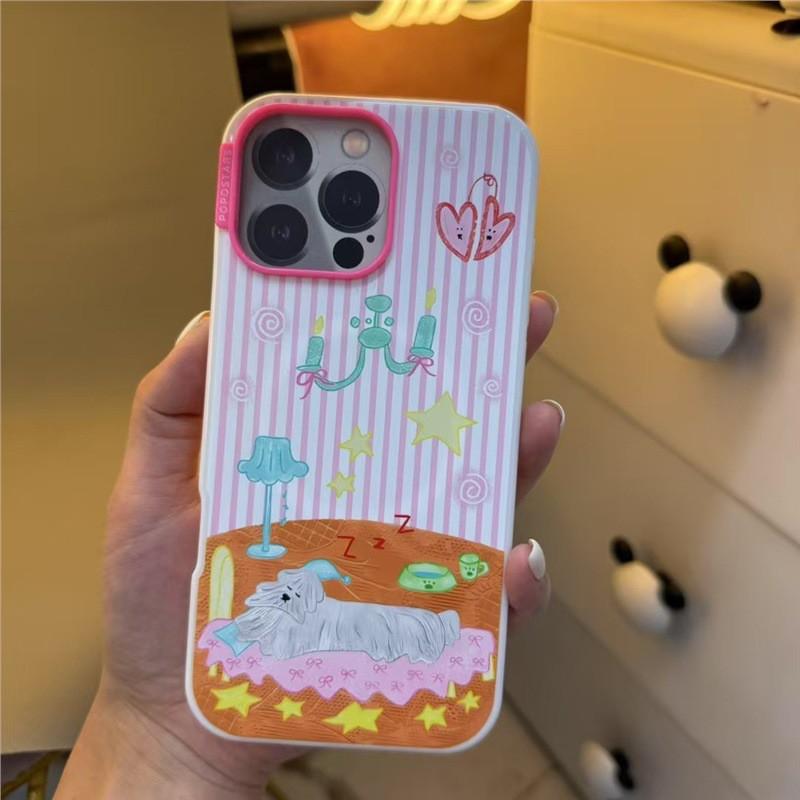 Magnetic Phone Case IPhone 16 Pro 15 Max 14 Blue White Checkered Compatible With Magsafe
