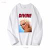 Popular Divine Drag Queen Classic Unisexs T Shirt Black Size S XL Vintage Washed Soft Comfortable Graphic Streetwear Homme