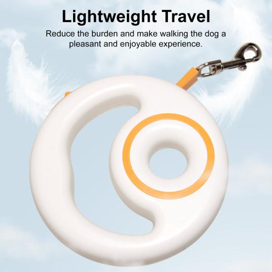 Retractable Dog Leash 8.2ft Heavy Duty Leash One Button Brake And Lock Tangle-Free Dog Leash with Anti-Slip Handle for Small Medium Dogs Up To 66lbs