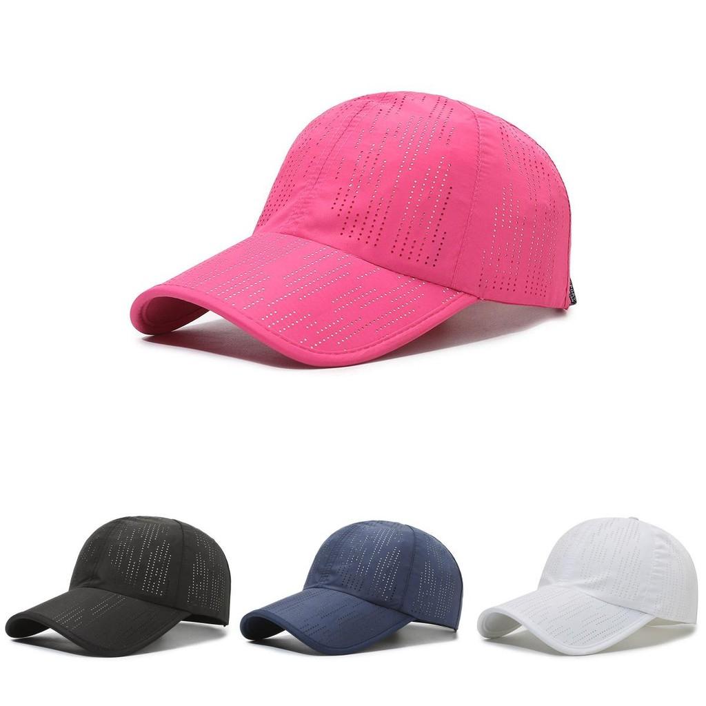 Hat Perforated Baseball Cap Sunscreen Duckbill Cap Breathable Quick Hat Drying