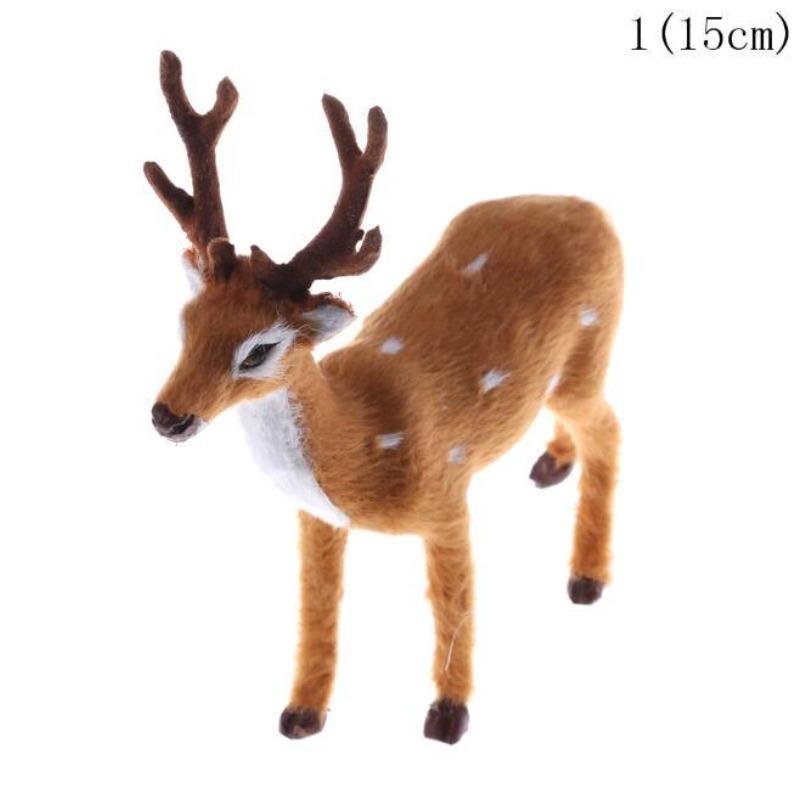 

Новый рождественский симулятор плюшевого оленя, рождественский лось, плюшевая игрушка, новогодние украшения