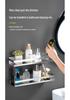 Wall-Mounted 304 Stainless Steel Spice Rack & Bathroom Hanger