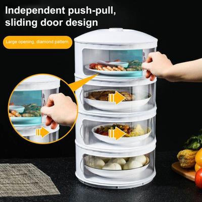 Insulated Dish Cover Anti-fly Dust-proof Multi-layer Storage Heat Preservation Kitchen Food Box