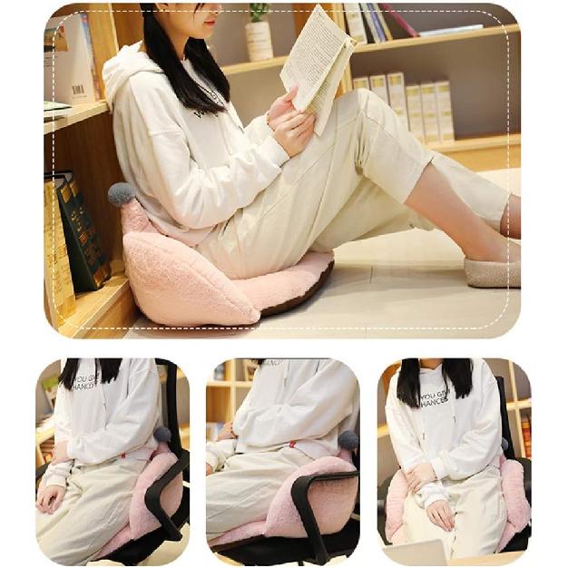 Cute Back Seat Cushion Office Chair Nest Seat Cushion Indoor Outdoor Chair Pad Tufted Sitting Cushion Seat Support Relieves Garden Sofa Armchair