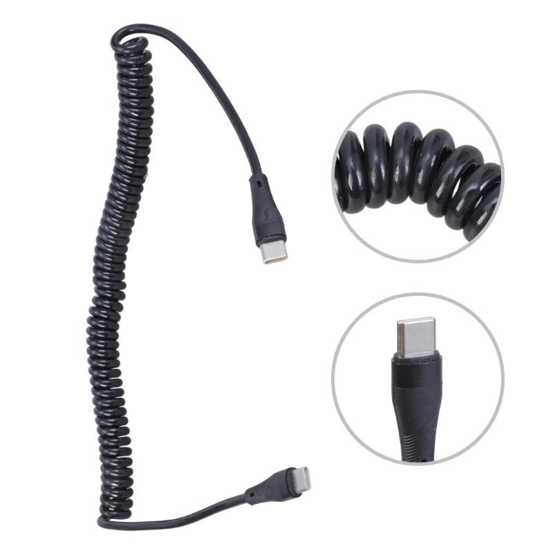 Type C To Type C 100W Collapsible  Data Cable Fast Speed Charge Cord Supports 480Mbps Transfer for Various Type C Gadgets