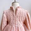 Girls' Winter Princess Lace Dress - Chinese Style Birthday Outfit (GC0392)