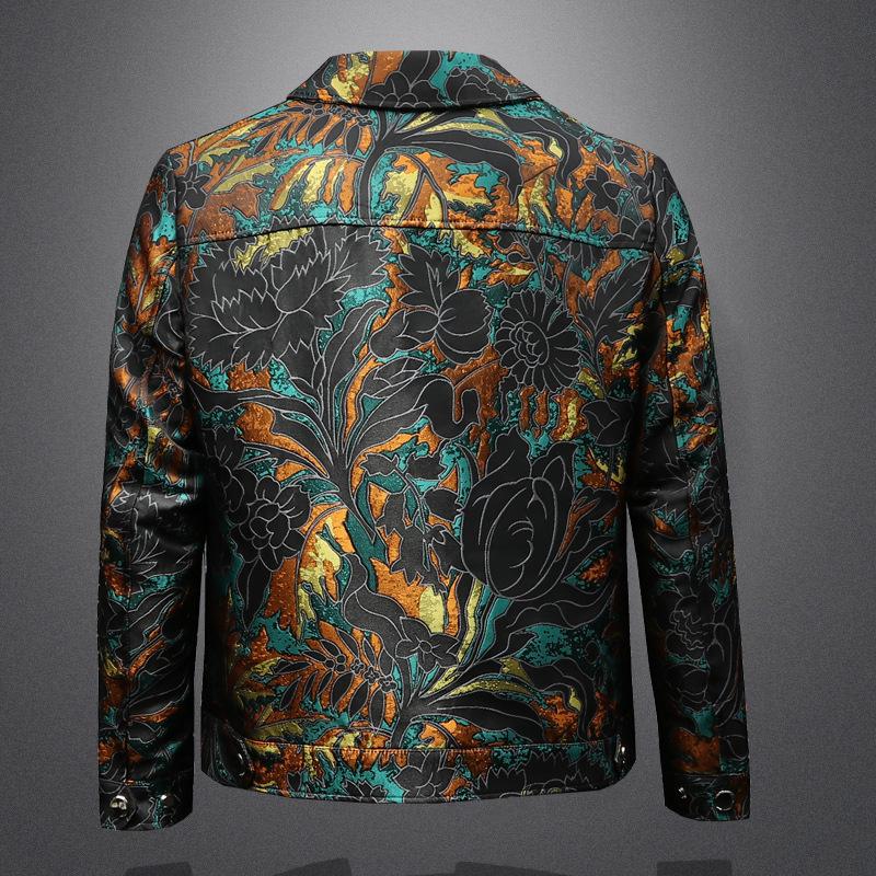 2025 New Men's Lapel Jacket Trendy Fashion Casual Jacket 20255
