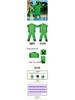 Halloween Minecraft Diamond Armor Ender Dragon & Creeper Steve Cosplay
