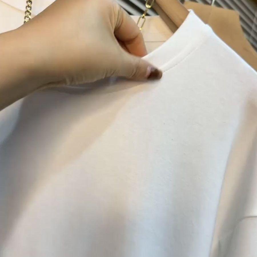 Plus Size Women's Chinese Style Long-Sleeve T-Shirt - Spring Loose Slimming Top