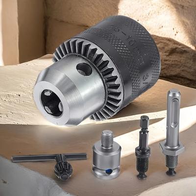 1/2 Impact Drill Chuck Adapter Mandrel Quick Release Grip for Lathe Grinder Accessories