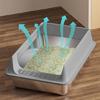 Stainless Steel Cats Litter Pan Large Litter Tray AntiSplash Odor Control Scratch Prevent Litter Container Box for Home
