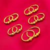 Gold Color Lucky Beads Earrings For Wome Wedding Birthday Ear Charms Fine Jewelry Gifts