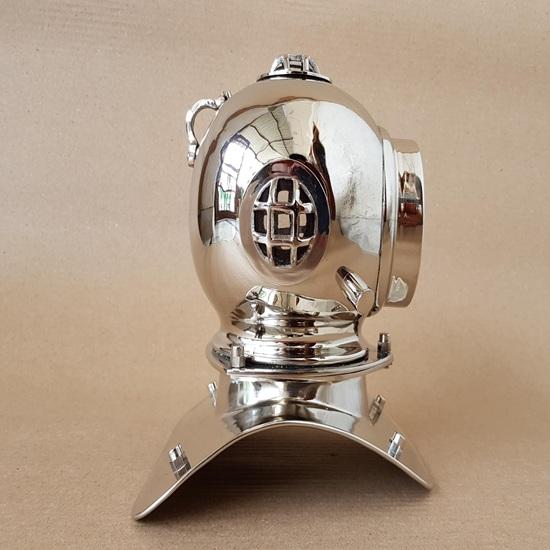 15.24 Cm Nautical Diving Helmet Clock US Navy V Mark Diving Desk Clock Scuba Diving Helmet Clock Gift