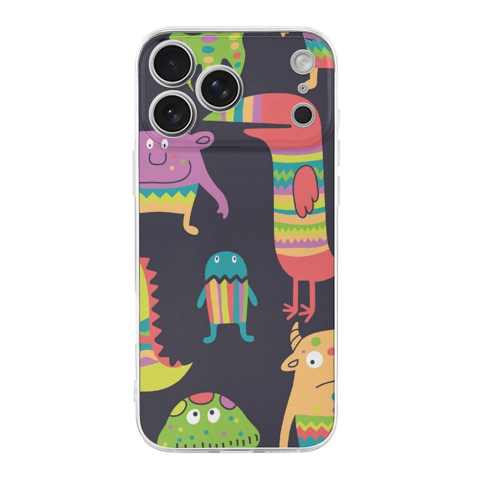 

1 Pack For Iphone 17/17Air/17Pro/17ProMax Slim Fit TPU Protective Case With Clear Body, Soft Edges, Screen Lift And Camera Guard IPHONE-17ProMax белый