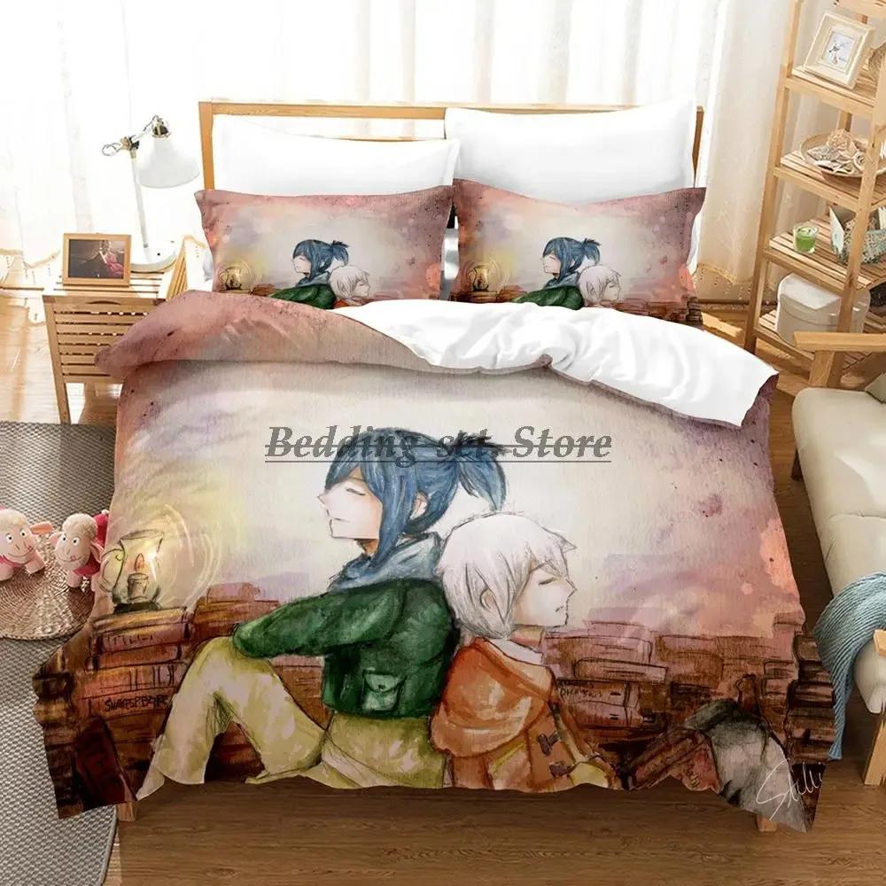 New No.6 Shion Nezumi Bedding Set Single Twin Full Queen King Size Bed Set Aldult Kid Bedroom Duvetcover Set Anime Bed Sheet