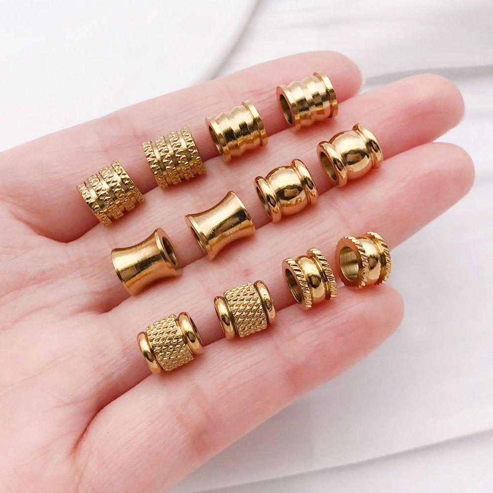 Kreuz Edelstahl Große Loch Perlen für DIY Schmuck
