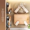 Wall-Mounted Suction Cup Pot Lid & Cutting Board Holder