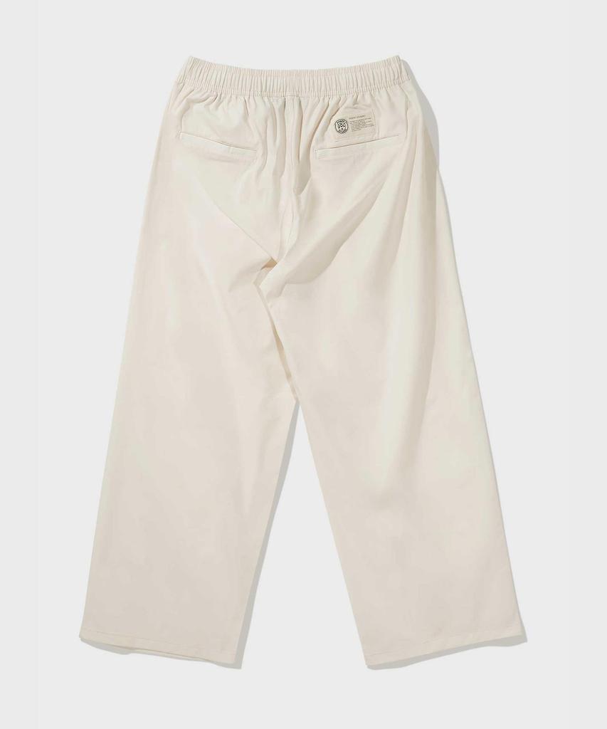 FFEFF STUDIO 23Ss High-Tension Wide Elastic Waist Pants (Cream)