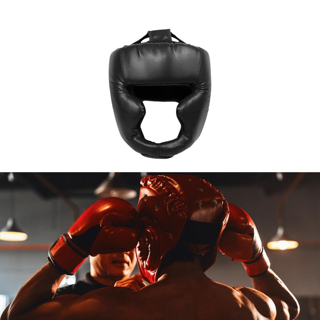 Boxing Headgear Cheek Protection Gear Head Gear Professional Portable Head Guard for Sparring Sanda Muay Thai Mma Adult Kids