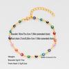 Colorful Copper Evil Eye Bracelet Anklet – European & American Style