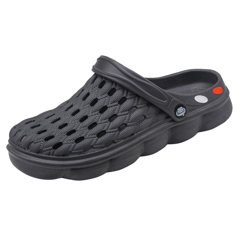 Men Shoes Beach Slippers Unisex Hollow Out Casual Couple Beach Sandal Flip Flops Shoes Non-slide Male Water Shoes Mens Slippers
