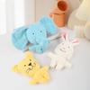 New dog interactive elephant cute animal plush sound toy BB called bite resistant pineapple grid pet toy