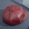 Temperament octagonal pumpkin hat literary style painter hat autumn cap octagonal hat big brim