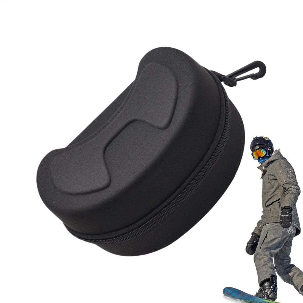 Przenośny pokrowiec ochronny na okulary narciarskie Eva Snowboard Narciarstwo Okulary do przenoszenia Torba na zamek błyskawiczny Twardy uchwyt na pudełko(Bez gogli)