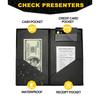1/2/3Pcs PU Check Folder Guest Check Card Holder Restaurant Check Presenters Guest Bill Server Menu Folder Checkbook Organizer
