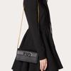 Valentino Vlogo Signature Pebbled Calfskin Chain Shoulder Bag Clutch Tote Wallet Women Bags Black ZW2P0-S93RQR-0NO