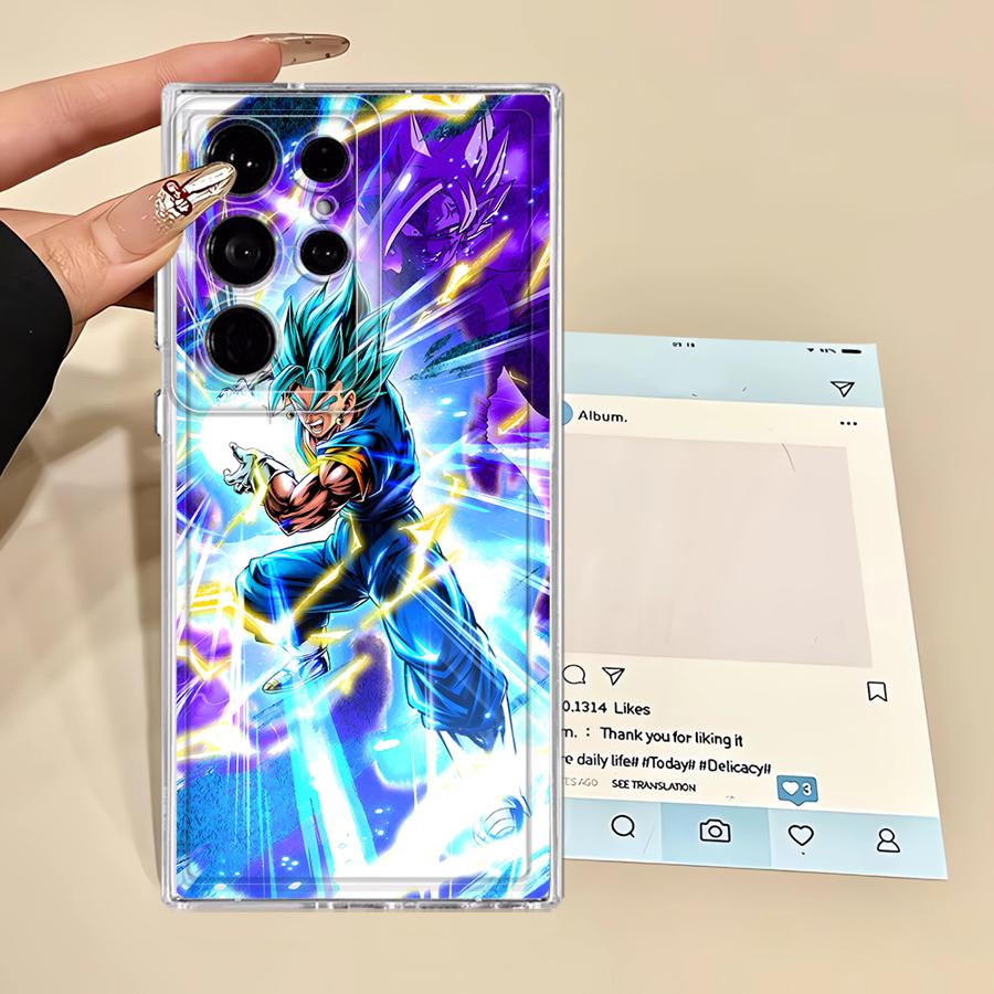 Pouzdro Dragon Ball Goku pro Samsung Galaxy S25 Edge S24 Note 20 Ultra 10 S21 S23 Ultra S20 Plus S26 S22 FE Kryt na telefon