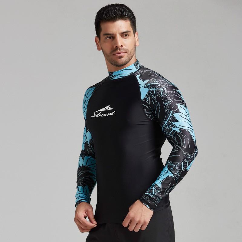 Diving Wetsuit Men Long Sleeve Split Sunscreen Swimsuit Anti Jellyfish Surfing Suit