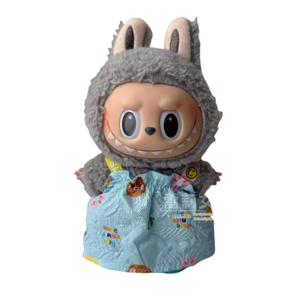 

Labubu Gen 1 & 2 Macaron Charm Dress with Straw Hat Suitable for 17 cm Labubu