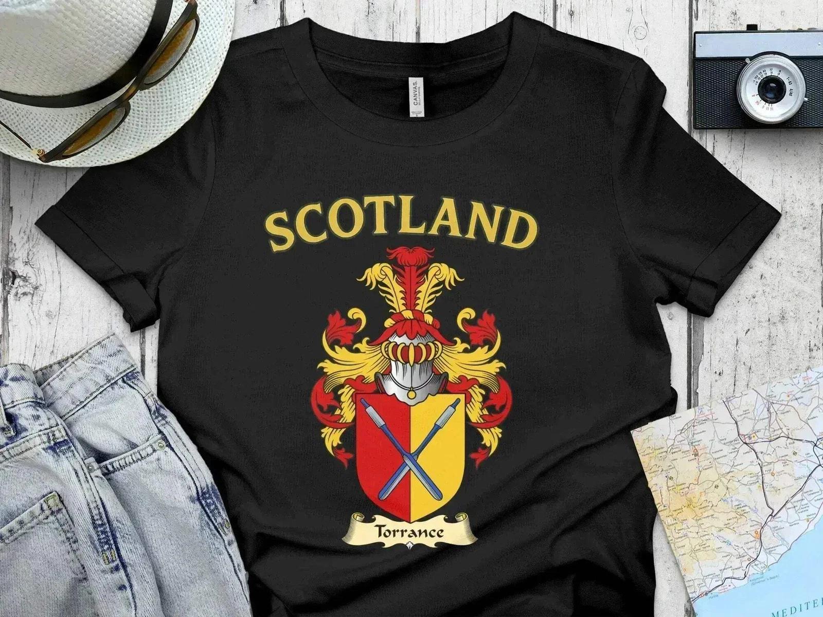 Torrance Scotland Clan Crest Heraldry Symbol Design T-Shirt S