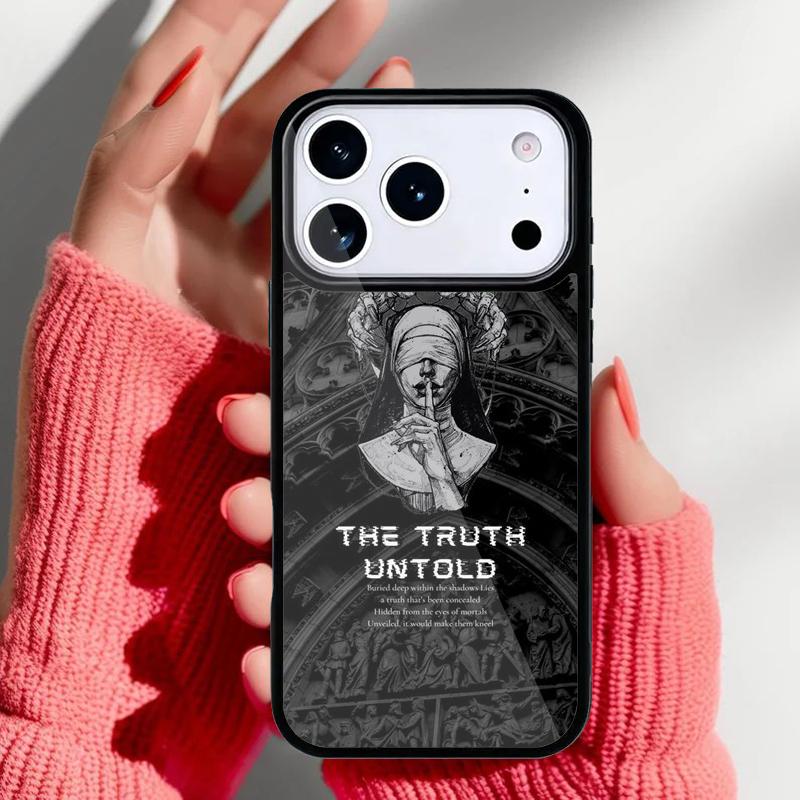 Creepy Nun Dead Horror Phone Case for iPhone 17 16 15 14 13 Pro Max Back Cover for 12 11 Pro Coque