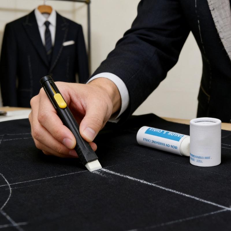 Plastic Fabric Marking Pen Tailor Chalk Pen Includes box of Refills for Fabric Cutting Sewing Dressmaking