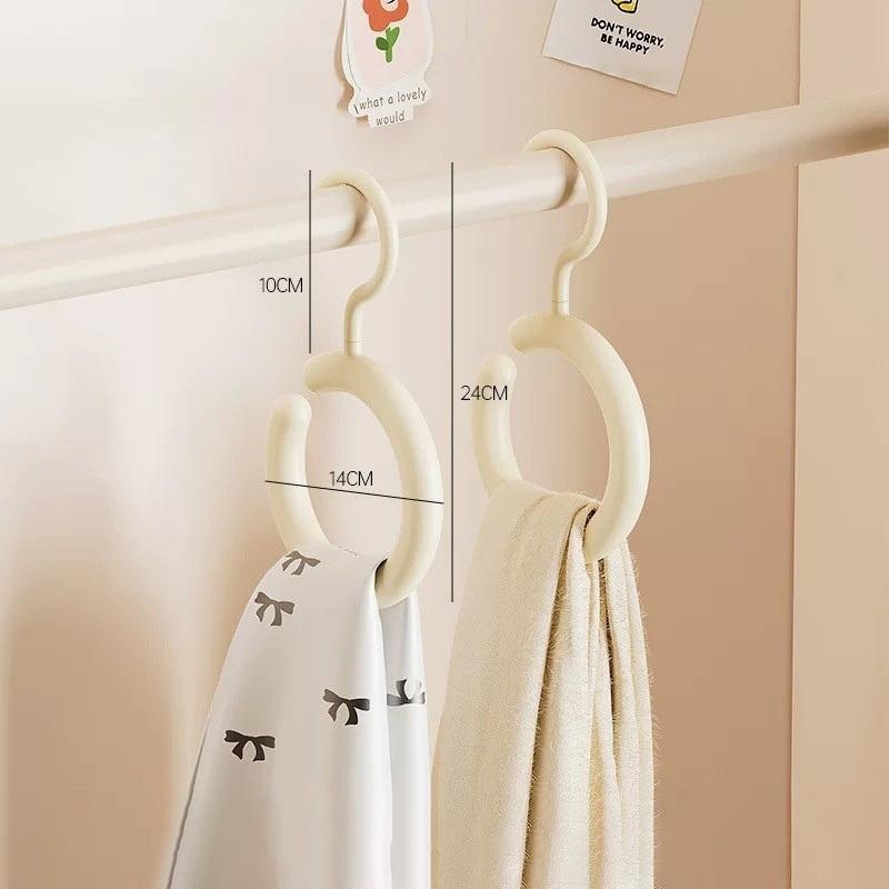 Dopamin Haken Multifunktional Drehbar Schal Hut Tasche Aufhänger Rund Seidenschal Präsentation Kleiderschrank Organizer System Kleiderbügel Für Kleidung