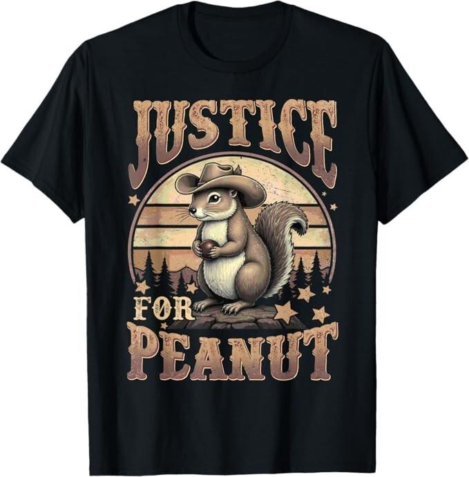 Justice For Peanut The Squirrel TeeTrump Peanut Squirrel T-Shirt Unisex T-Shirt S
