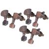 6Pcs Guitar Locking Tuners Tuning Pegs for Full Enclosed Electric Guitars AccessoriesAntique Copper