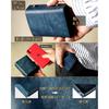 IrideScent Bi-fold Wallet for Men, Box-shaped Coin Purse, Italian Leather, Pueblo Leather, Mini
