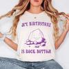 My Birthstone Is Rock Bottom T Shirt Funny Mental Health Cute Sad Sarcastic Self Care Humor Relatable