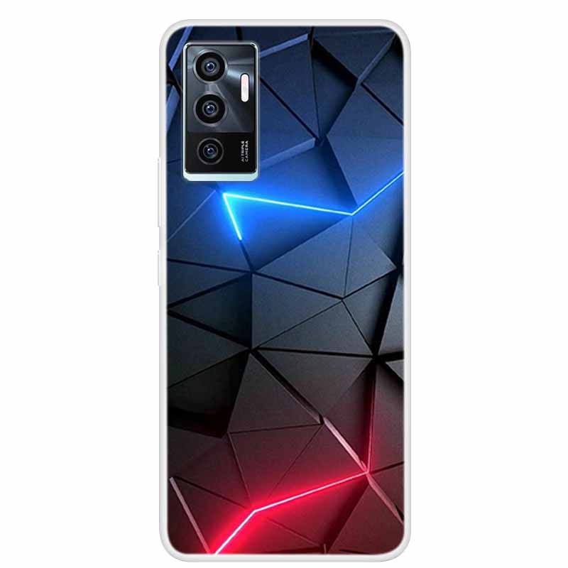 For vivo V23e V21E 5G 4G Cases Transparent Marble Soft TPU Silicone Back Covers for Vivo V21 5G Cases Clear Bumper for vivoV21