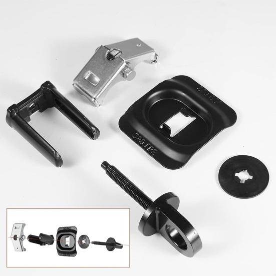 Cabin Tie-down Anchors, High Strength Truck Bed Tie Down Anchors for Pickup Trucks, Retractable Design Cargo Securing Accessories