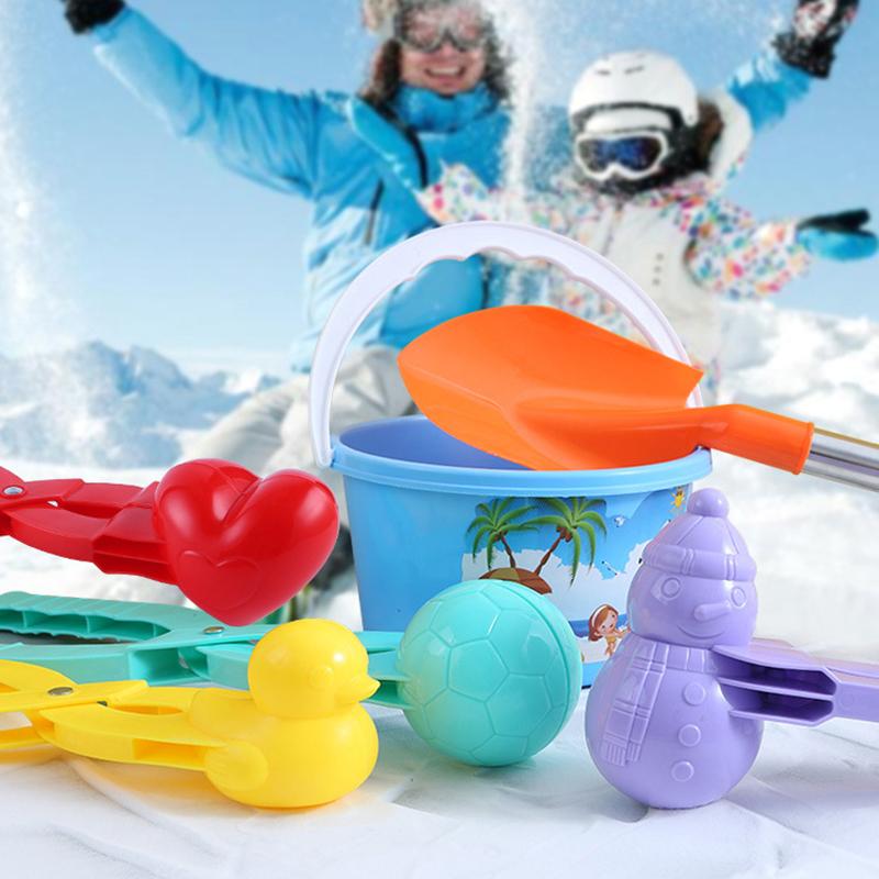 Snowball Clamp Multiple Shape Snowball Making Tongs Winter Outdoor Snow Play Sports Toys For Kids Snowball Throwing Tool